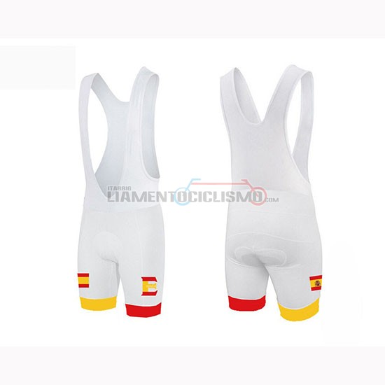 Abbigliamento Ciclismo Vuelta Espana Manica Corta 2019 Bianco